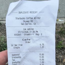 Wow and i tipped