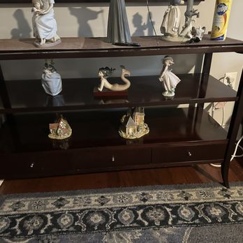 Classy Cat Consignment Furniture - Display table three shelf - Used, Vintage & Consignment Near Me - Brentwood, Tennessee Classy Cat Consignment Furniture - Display table three shelf - Used, Vintage & Consignment Near Me - Brentwood, Tennessee