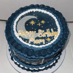 Kessler's Food & Liquor - Moon and stars four tier cake