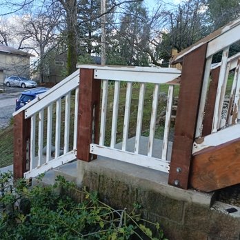 Zak's NorCal Construction - New 6×6 post on existing hand rails - Masonry/Concrete Near Me