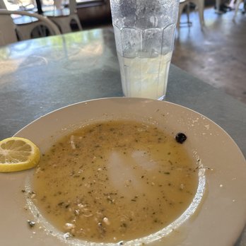 Paulie's - This is their chicken piccata and ginger lemonade. Or at least it was. See what I mean? - Sandwiches Near Me - Houston, Texas