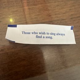 Good fortune