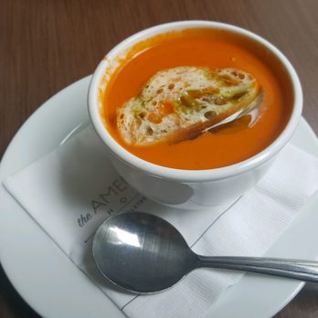 The Cloakroom Kitchen & Bar - Cup of tomato basil soup - American Near Me - Atlanta, Georgia
