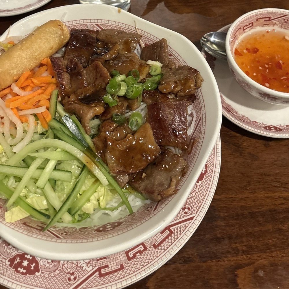 Miss Saigon - Pork vermicelli bowl - Vietnamese Near Me - Amherst, Massachusetts Miss Saigon - Pork vermicelli bowl - Vietnamese Near Me - Amherst, Massachusetts