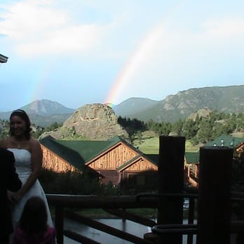 A Sharp DJ Service - A Rainbow after the ceremony at Mary's Lake Lodge - DJs Near Me - Denver, Colorado A Sharp DJ Service - A Rainbow after the ceremony at Mary's Lake Lodge - DJs Near Me - Denver, Colorado