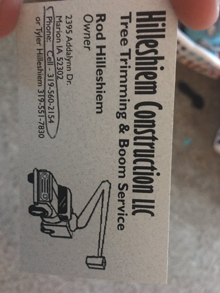 Hilleshiem Construction - tree service in Marion, IA