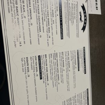 Lost Fox - Main lunch menu - Cafes Near Me - Saint Paul, Minnesota Lost Fox - Main lunch menu - Cafes Near Me - Saint Paul, Minnesota