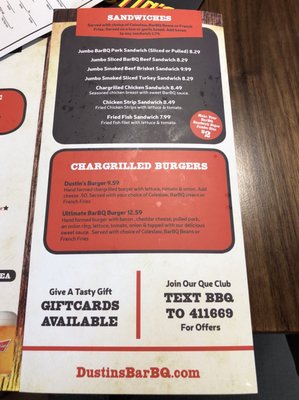 Menu photo 4 Dustin's Bar-B-Q Orlando, FL Menu photo 4 Dustin's Bar-B-Q Orlando, FL