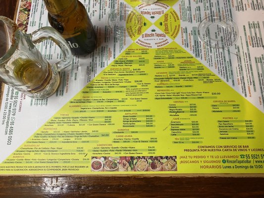 Menu photo 4 El rincón tapatio México, D.F., DIF