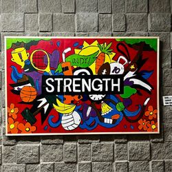 Garfield Park Burrello Family Center - A colorful sign!