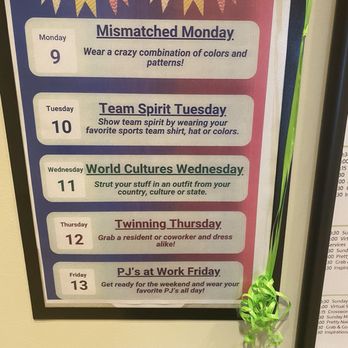 Tribute at Black Hill - Spirit week - Assisted Living Facilities Near Me - Germantown, Maryland Tribute at Black Hill - Spirit week - Assisted Living Facilities Near Me - Germantown, Maryland