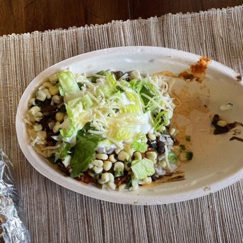 Chipotle Mexican Grill - Half the bowl filled. - Mexican Near Me - La Mesa, California