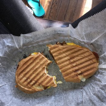 Grounds Central Station - Microwave bacon, instant egg and cheese panini - Coffee & Tea Near Me - Manassas, Virginia Grounds Central Station - Microwave bacon, instant egg and cheese panini - Coffee & Tea Near Me - Manassas, Virginia