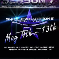 Cheer Factory Florida - Team evaluations!!