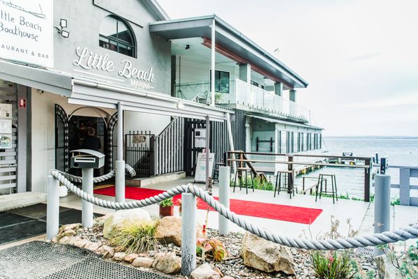 Little Beach Boathouse by null