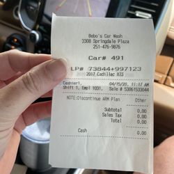 Bebos Express Car Wash - Loyal customer canceled