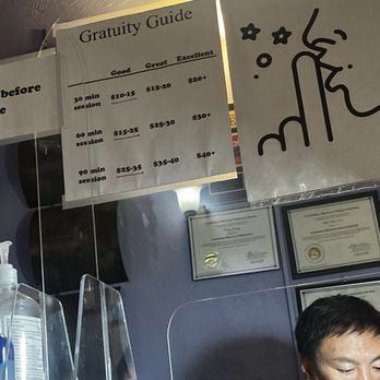 Happy Feet Foot Spa - Pay first and the gratuity they recommend. So tacky. - Massage Near Me - Mountain View, California Happy Feet Foot Spa - Pay first and the gratuity they recommend. So tacky. - Massage Near Me - Mountain View, California