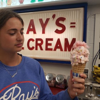 Ray's Ice Cream - Cotton Candy with cotton candy on top!! - Ice Cream & Frozen Yogurt Near Me - Royal Oak, Michigan Ray's Ice Cream - Cotton Candy with cotton candy on top!! - Ice Cream & Frozen Yogurt Near Me - Royal Oak, Michigan