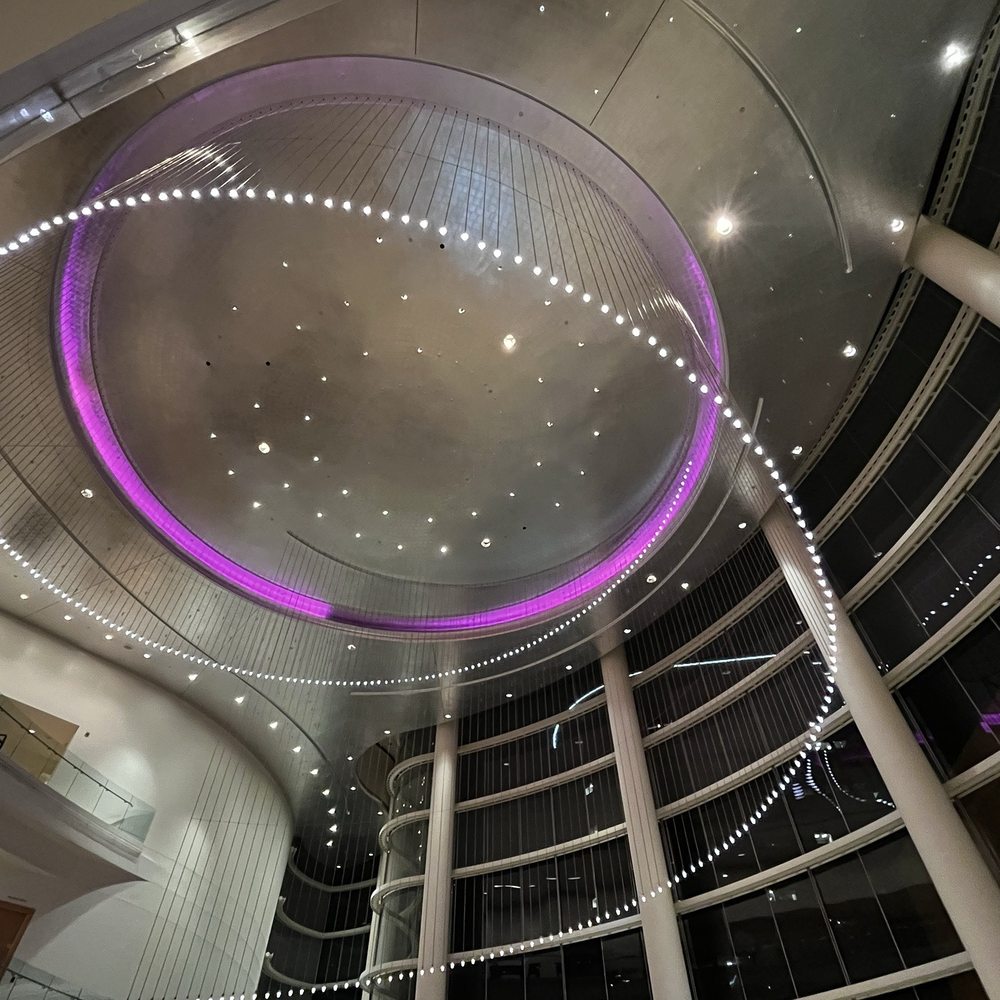 Segerstrom Center for the Arts - Inside, ceiling - Performing Arts Near Me - Costa Mesa, California