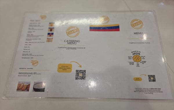 Menu photo 5 Venezuelan Chamo Cuisine Pasadena, CA Menu photo 5 Venezuelan Chamo Cuisine Pasadena, CA