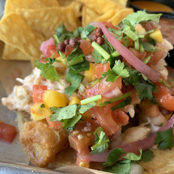 Cinco TacoBar - Fish taco. Lots of mayo e slaw on top. Good portion for $5. - Mexican Near Me - Livermore, California