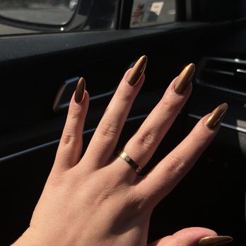 Classy Claws Nail Spa - Brown chrome - Nail Salons Near Me - Anaheim, California Classy Claws Nail Spa - Brown chrome - Nail Salons Near Me - Anaheim, California