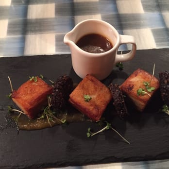 Kitch Restaurant - Pork belly and black puddings - Bistros Near Me - Belfast, BFS Kitch Restaurant - Pork belly and black puddings - Bistros Near Me - Belfast, BFS
