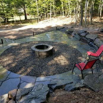 LiveAgain Landscaping - a fire pit in the woods - Landscaping Near Me LiveAgain Landscaping - a fire pit in the woods - Landscaping Near Me