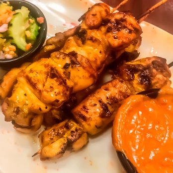 Le Thai - Chicken Satay! Nom nom!!!! - Thai Near Me - Las Vegas, Nevada