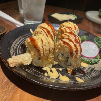 Sapporo Sushi - Golden Tiger Roll - Japanese Near Me - Long Beach, California Sapporo Sushi - Golden Tiger Roll - Japanese Near Me - Long Beach, California