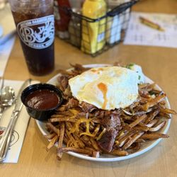 BJ's Nevada Barbecue - Bomb Ass- over easy