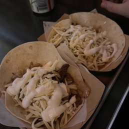 Steak fajita tacos