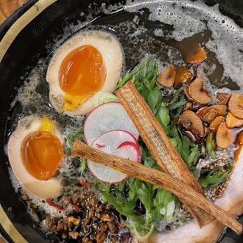 Menya Shono - Hot and garlicky. - Ramen Near Me - San Rafael, California Menya Shono - Hot and garlicky. - Ramen Near Me - San Rafael, California