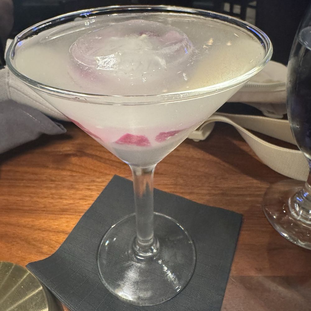 Ocean Prime - Black Orchid: Belvedere organic blackberry/lemongrass infusion vodka, St Germain, fresh lemon & white cranberry juice - Seafood Near Me - Dallas, Texas