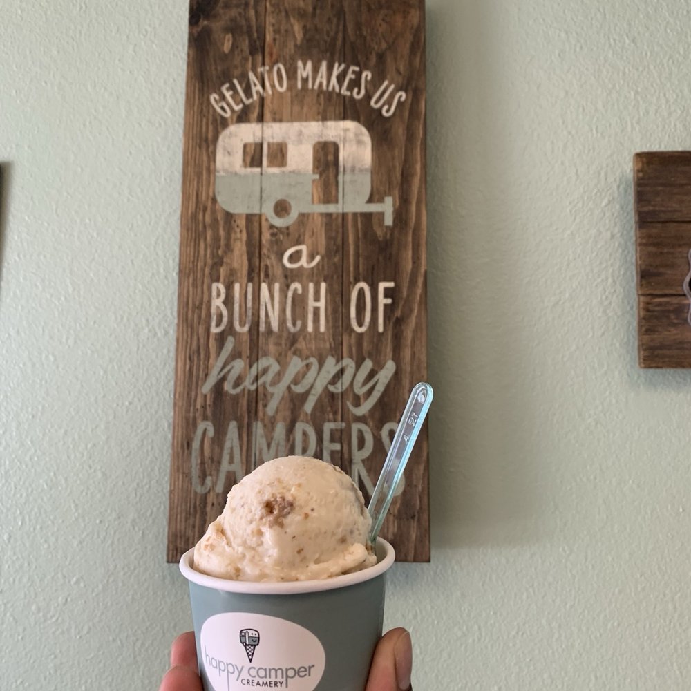 Happy Camper Creamery - Oatmeal cookie - Ice Cream & Frozen Yogurt Near Me - Redlands, California Happy Camper Creamery - Oatmeal cookie - Ice Cream & Frozen Yogurt Near Me - Redlands, California
