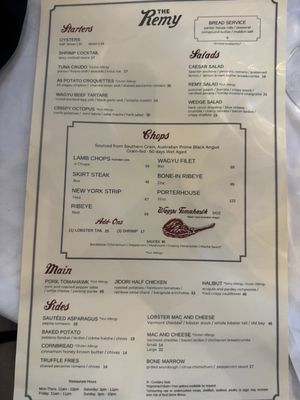 Menu photo 3 The Remy San Diego, CA Menu photo 3 The Remy San Diego, CA