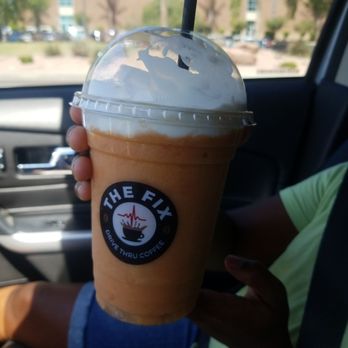The Fix Drive Thru Coffee - Strawberry mango smoothie - Coffee & Tea Near Me - Tempe, Arizona