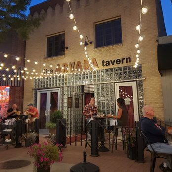 The Arvada Tavern - Beautiful outdoor evening seating! - Lounges Near Me - Arvada, Colorado