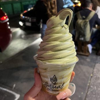 Surreal Creamery - Matcha soft serve - Ice Cream & Frozen Yogurt Near Me - New York, New York