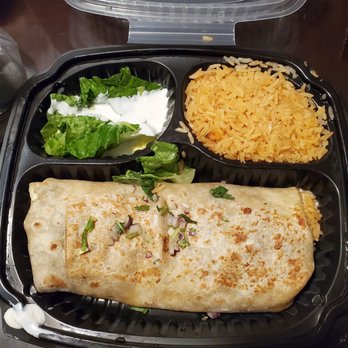 Salsa & Beer - Burrito with rice and salad - Mexican Near Me - Van Nuys, California Salsa & Beer - Burrito with rice and salad - Mexican Near Me - Van Nuys, California