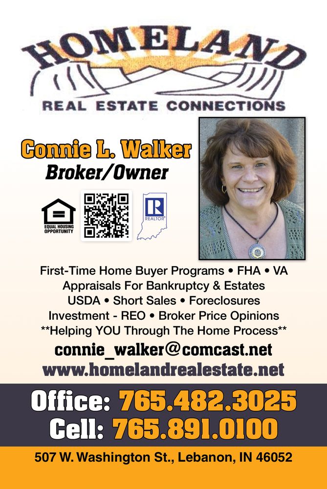 CONNIE L WALKER HOMELAND REAL ESTATE Contact Agent 507 West