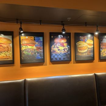 Burgeezy - Benches with menu items - Vegan Near Me - Indianapolis, Indiana