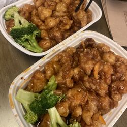 City Dragon - Kung Bo Chicken and orange chicken