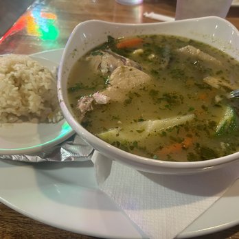 Mar y Tierra Restaurant - a bowl of soup and rice - Mexican Near Me - Charlotte, North Carolina