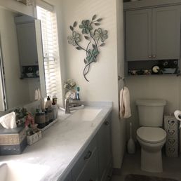 Re-modeled master bathroom Re-modeled master bathroom