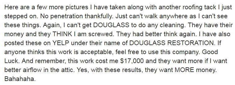 Slide of Douglass Restoration