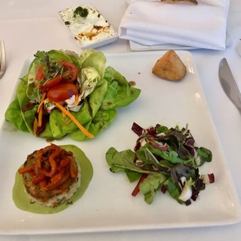 Vintner Grill - Combined/shared Pan Seared Crab Cakes and Sweet Butter Lettuce Salad - New American Near Me - Las Vegas, Nevada Vintner Grill - Combined/shared Pan Seared Crab Cakes and Sweet Butter Lettuce Salad - New American Near Me - Las Vegas, Nevada