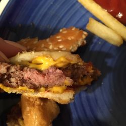 McDonald's - Raw hamburger! Highly disappointed!