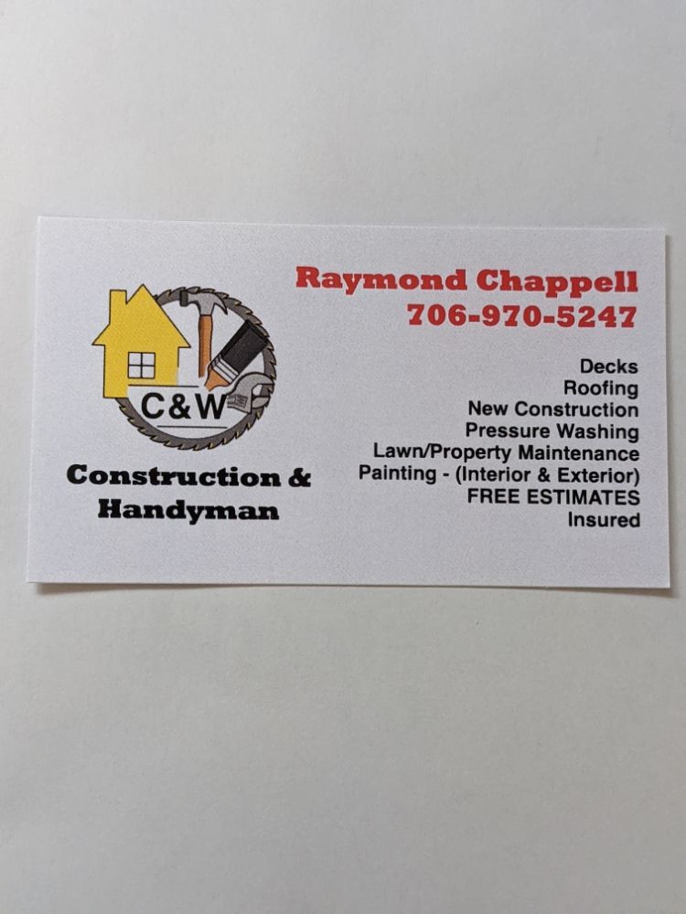 Slide of C&W Construction & Handyman