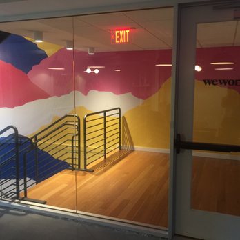 WeWork - Plano - 2nd floor stair member entry - Shared Office Spaces Near Me - Plano, Texas WeWork - Plano - 2nd floor stair member entry - Shared Office Spaces Near Me - Plano, Texas